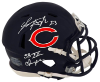 Shaun Gayle Signed Bears Speed Mini Helmet Inscribed "SB XX Champs" (Schwartz) at PristineAuction.com