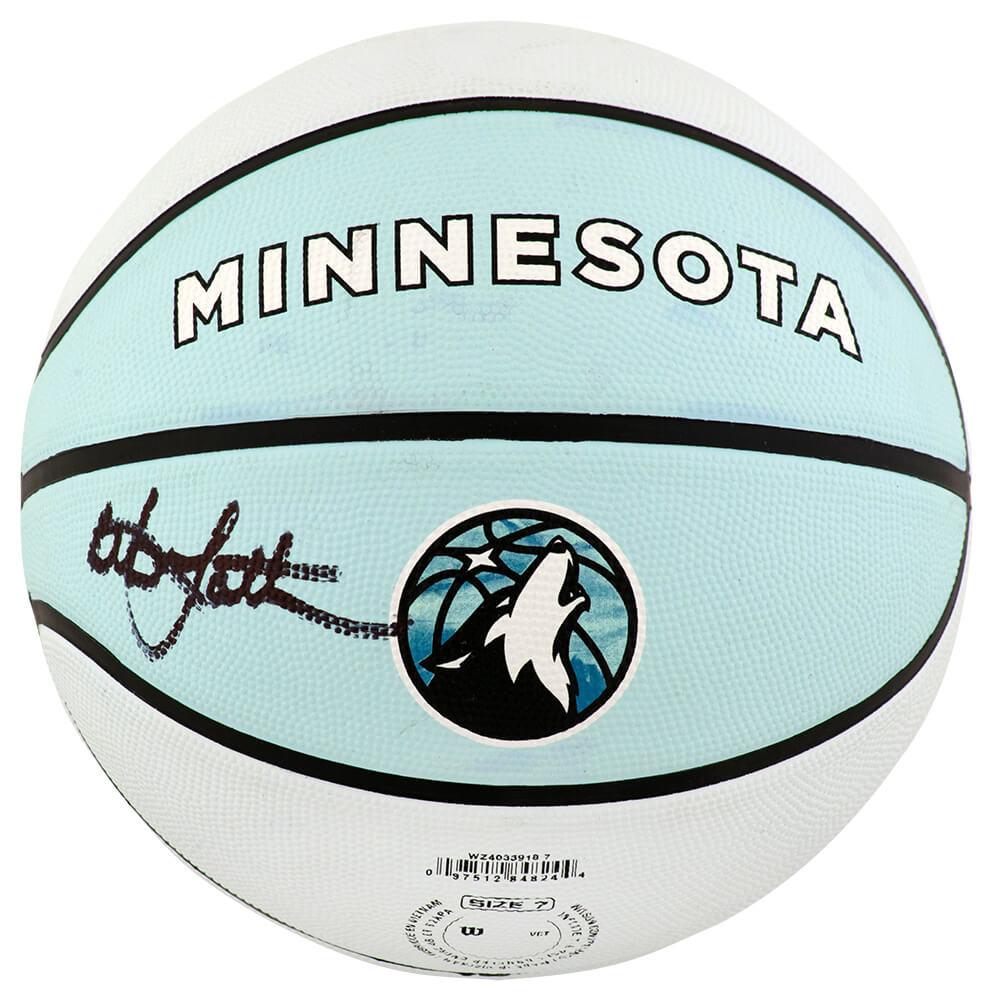 Christian Laettner Signed Timberwolves "The City" Logo Basketball (Schwartz) at PristineAuction.com Christian Laettner Signed Timberwolves "The City" Logo Basketball (Schwartz) at PristineAuction.com