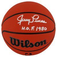 Jerry Lucas Signed NBA Basketball Inscribed "HOF '80" (Schwartz) at PristineAuction.com
