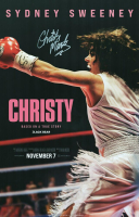 Christy Martin Signed "Christy" 11x17 Movie Poster (Schwartz) at PristineAuction.com