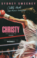 Christy Martin Signed "Christy" 11x17 Movie Poster Inscribed "Coal Miner's Daughter" (Schwartz) at PristineAuction.com