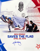 Rick Monday Signed Cubs 16x20 Photo (Schwartz) at PristineAuction.com