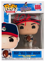 Charlie Sheen Signed "Major League" #886 Ricky "Wild Thing" Vaughn Funko Pop! Vinyl Figure (Schwartz) at PristineAuction.com