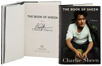 Charlie Sheen Signed "The Book Of Sheen: A Memoir" Hardcover Book (Schwartz) at PristineAuction.com