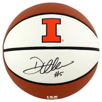 Deron Williams Signed Illinois Fighting Illini Logo Basketball (Schwartz) at PristineAuction.com
