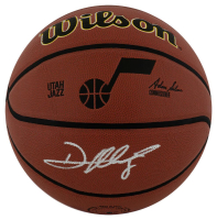 Deron Williams Signed Jazz Logo Basketball (Schwartz) at PristineAuction.com