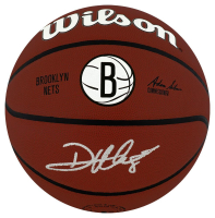 Deron Williams Signed Nets Logo Basketball (Schwartz) at PristineAuction.com