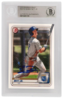 Bobby Witt Jr. Signed 2020 Bowman Draft #BD152 RC (BGS) at PristineAuction.com
