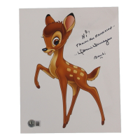 Donnie Dunagan Signed "Bambi" 8x10 Photo Inscribed "Hi, Thanks For The Friendship" & "Bambi" (Beckett) at PristineAuction.com