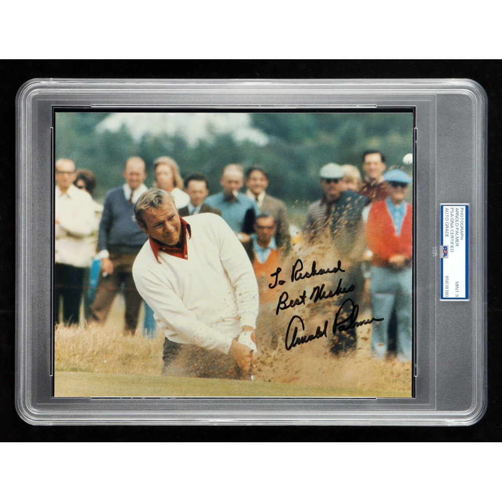 Arnold Palmer Signed 8x10 Photo Inscribed "Best Wishes" (PSA Auto Grade 10) at PristineAuction.com