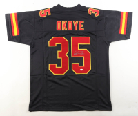 Christian Okoye Signed Jersey (JSA) at PristineAuction.com