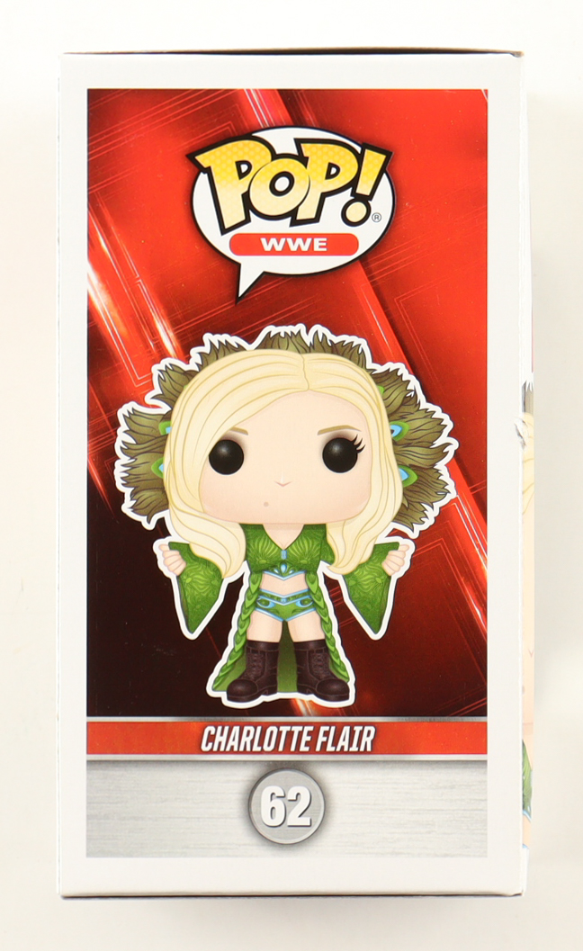 Charlotte Flair Signed WWE #62 Funko Pop! Vinyl Figure (Beckett) at PristineAuction.com Charlotte Flair Signed WWE #62 Funko Pop! Vinyl Figure (Beckett) at PristineAuction.com