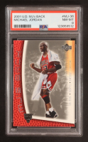 Michael Jordan/Bullet Points/Bio 2001-02 Upper Deck MJ's Back #MJ36 (PSA 8) at PristineAuction.com