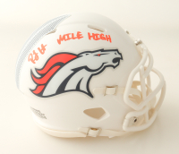 RJ Harvey Signed Broncos Speed Mini Helmet Inscribed "Mile High" (JSA) at PristineAuction.com
