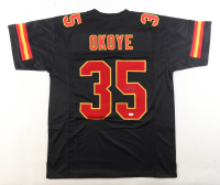 Christian Okoye Signed Jersey (JSA) at PristineAuction.com
