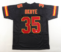 Christian Okoye Signed Jersey (JSA) at PristineAuction.com