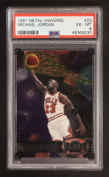Michael Jordan 1997-98 Metal Universe #23 (PSA 6) at PristineAuction.com