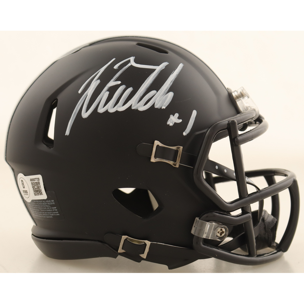 Justin Fields Signed Ohio State Buckeyes Speed Mini Helmet (Beckett) at PristineAuction.com