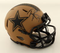Tony Romo Signed Cowboys Salute to Service Alternate Speed Mini Helmet (JSA) at PristineAuction.com