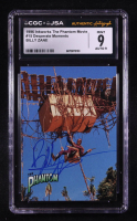Billy Zane Signed 1996 Inkworks The Phantom Movie Desperate Moments #15 (CGC 9 | Autograph Graded CGC 9) at PristineAuction.com