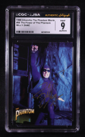 Billy Zane Signed 1996 Inkworks The Phantom Movie The Power of The Phantom #73 (CGC 9 | Autograph Graded CGC 9) at PristineAuction.com