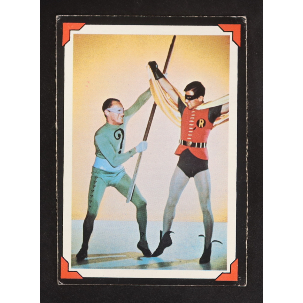 1966 Topps Batman Riddler Backs #32 Whacking Robin's Wings | Pristine ...