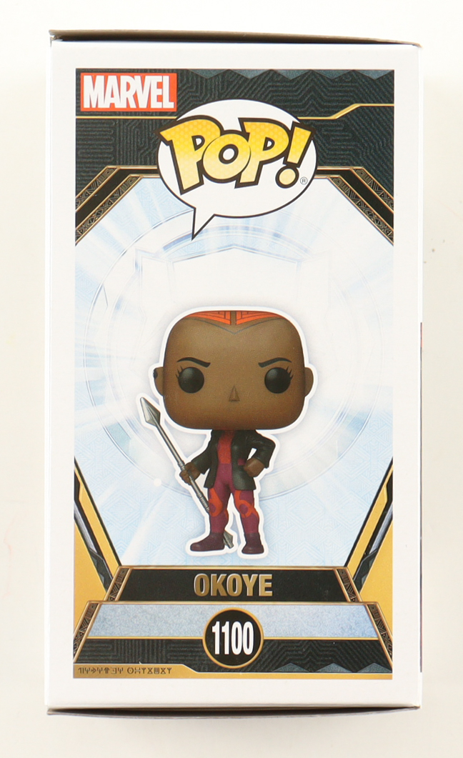 Danai Gurira Signed "Black Panther: Wakanda Forever" #1100 Okoye Bobble-Head Funko Pop! Vinyl Figure (Beckett) at PristineAuction.com Danai Gurira Signed "Black Panther: Wakanda Forever" #1100 Okoye Bobble-Head Funko Pop! Vinyl Figure (Beckett) at PristineAuction.com