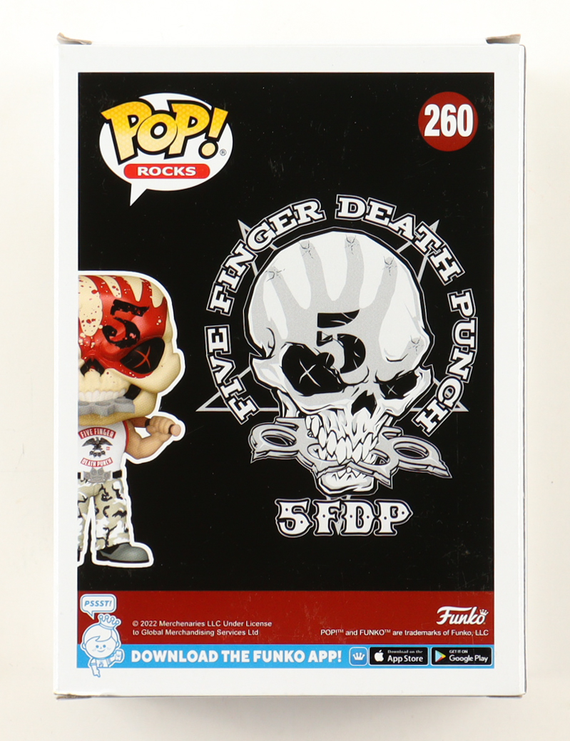 Chris Kael Signed "Five Finger Death Punch" #260 Knucklehead Funko Pop! Vinyl Figure (Beckett) at PristineAuction.com Chris Kael Signed "Five Finger Death Punch" #260 Knucklehead Funko Pop! Vinyl Figure (Beckett) at PristineAuction.com