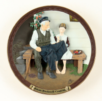 Norman Rockwell Third Issue "The Lighthouse Keeper's Daughter" 3D Ceramic Plate #1226A at PristineAuction.com