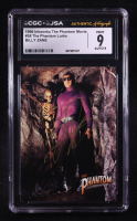 Billy Zane Signed 1996 Inkworks The Phantom Movie The Phantom Lurks #58 (CGC 9 | Autograph Graded CGC 9) at PristineAuction.com