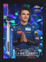 Lando Norris 2020 Topps Chrome Sapphire Formula 1 #199 F1 Freshest RC at PristineAuction.com