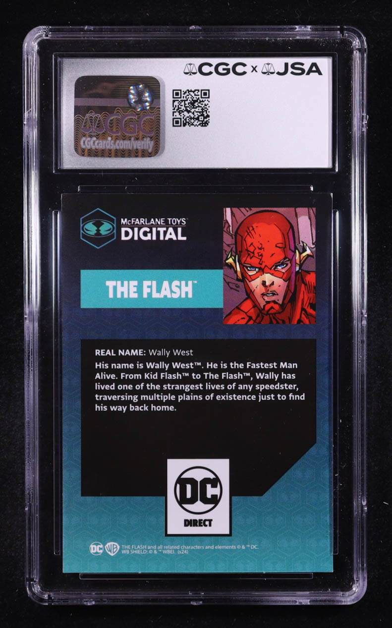 Grant Gustin Signed 2024 The Flash DC Direct Figures McFarland Toys (CGC | Autograph Graded CGC 10) at PristineAuction.com Grant Gustin Signed 2024 The Flash DC Direct Figures McFarland Toys (CGC | Autograph Graded CGC 10) at PristineAuction.com