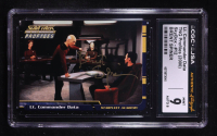 Brent Spiner Signed 2000 Lt. Commander Data Star Trek TNG Profiles Skybox #12 (CGC 9 | Autograph Graded CGC 8) at PristineAuction.com