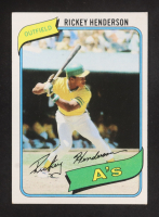 Rickey Henderson 1980 Topps #482 RC at PristineAuction.com
