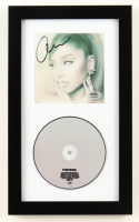 Ariana Grande Signed "Positions" Custom Framed CD Insert Display (PSA) at PristineAuction.com