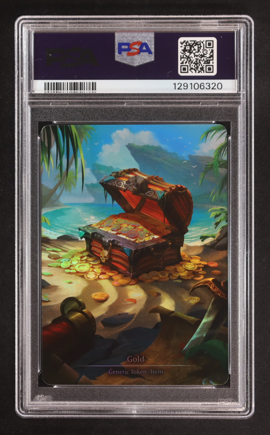 Flesh and Blood High Seas #SEA244 Gold // Gold RAINBOW FOIL MVL/(Treasure Pack) 2025 (PSA 9) at PristineAuction.com Flesh and Blood High Seas #SEA244 Gold // Gold RAINBOW FOIL MVL/(Treasure Pack) 2025 (PSA 9) at PristineAuction.com