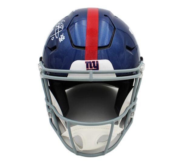Brian Burns Signed Giants Full-Size Authentic On-Field Speedflex Helmet Inscribed "Spider-Man" (Beckett) at PristineAuction.com Brian Burns Signed Giants Full-Size Authentic On-Field Speedflex Helmet Inscribed "Spider-Man" (Beckett) at PristineAuction.com