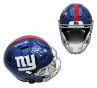 Brian Burns Signed Giants Full-Size Authentic On-Field Speedflex Helmet Inscribed "Spider-Man" (Beckett) at PristineAuction.com
