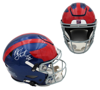 Michael Strahan Signed Giants Full-Size Authentic On-Field Alternate Speedflex Helmet (Beckett) at PristineAuction.com