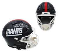 Michael Strahan Signed Giants Full-Size Authentic On-Field Throwback Alternate Speedflex Helmet (Beckett) at PristineAuction.com