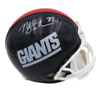 Michael Strahan Signed Giants Full-Size Authentic On-Field Throwback Alternate Helmet (Beckett) at PristineAuction.com