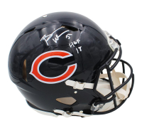 Brian Urlacher Signed Bears Full-Size Authentic On-Field Speed Helmet Inscribed "HOF 18" (Schwartz) at PristineAuction.com