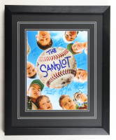 "The Sandlot" Custom Framed Photo Cast-Signed By (6) with Marty York, Grant Gelt, Shane Obedzinski, Bruce Dimattia With Character Inscriptions (Beckett) at PristineAuction.com