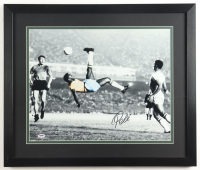 Pele Signed Team Brazil Custom Framed Photo (PSA) at PristineAuction.com
