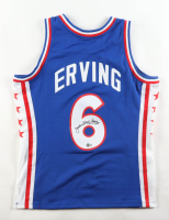 Julius "Dr. J" Erving Signed 76ers Mitchell & Ness Authentic Jersey (Beckett) at PristineAuction.com