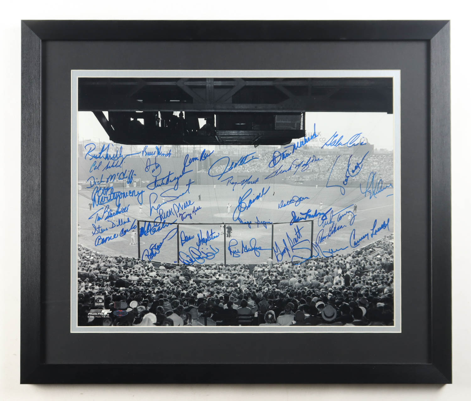 Boston Red Sox Custom Framed Photo Display Signed by (35) with Jim Rice, George Kell, Jim Lonborg, Luis Tiant (AIV & Steiner) at PristineAuction.com Boston Red Sox Custom Framed Photo Display Signed by (35) with Jim Rice, George Kell, Jim Lonborg, Luis Tiant (AIV & Steiner) at PristineAuction.com