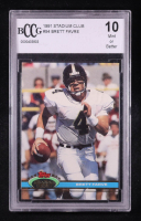 Brett Favre 1991 Topps Stadium Club #94 RC (BCCG 10) at PristineAuction.com