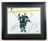 Brock Faber & Matt Boldy Signed Custom Framed Photo Display (Beckett) at PristineAuction.com