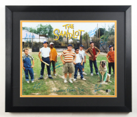 "The Sandlot" Custom Framed Photo Cast-Signed By (6) with Marty York, Grant Gelt, Shane Obedzinski, Bruce Dimattia Inscribed "Legends Never Die" (Beckett) at PristineAuction.com