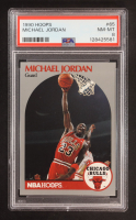Michael Jordan 1990-91 Hoops #65 (PSA 8) at PristineAuction.com
